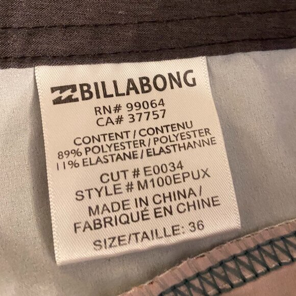 Billabong Repeater Stretch Boardshorts - Size 38 - Picture 5 of 6